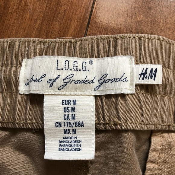 H&M Size Medium Men’s Beige Joggers/Khakis - Picture 3 of 3